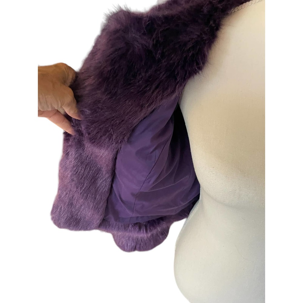 Cache Luxurious Violet Teddy Jacket - Picture 5 of 8